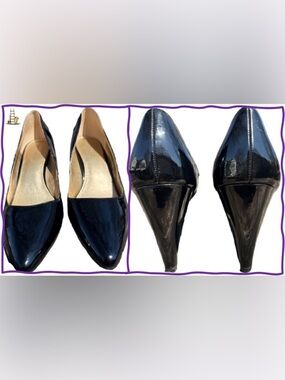 Bandolino Black Patent Pointed-Toe Women’s Pumps